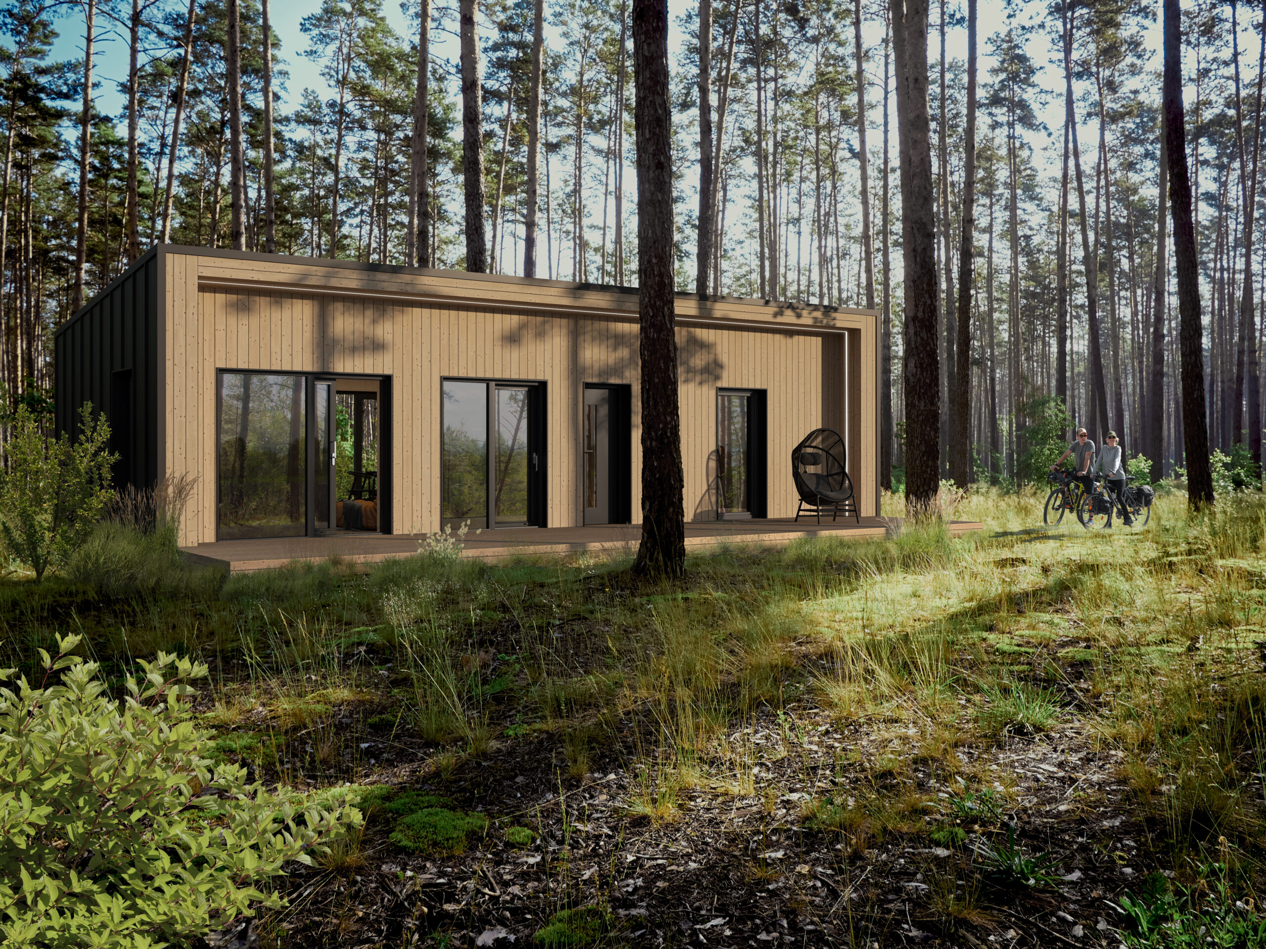 montazna kuca u sumi